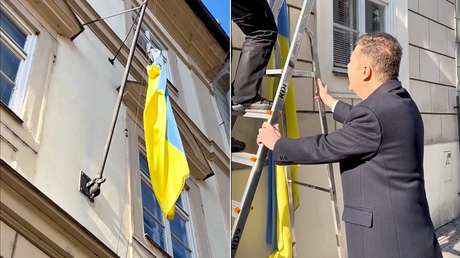 Quitar la bandera de Ucrania: una de las primeras acciones del nuevo jefe parlamentario checo