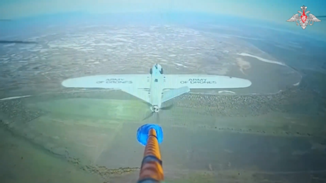 VIDEO: 'Alas' no tripuladas rusas salen de 'cacería'