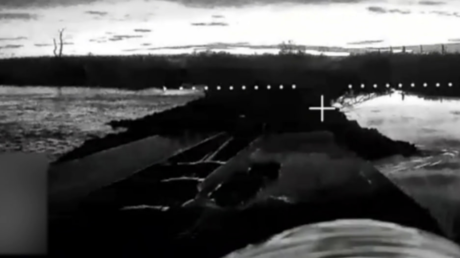 VIDEO: Fuerzas rusas vuelan un punto de paso en una zona clave de combates