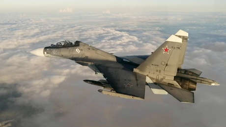 Se estrella un caza Su-30 en Rusia