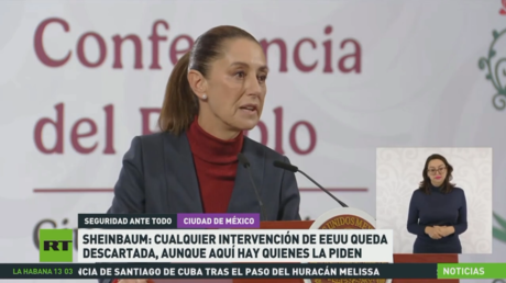 Sheinbaum: cualquier intervención de EE.UU. queda descartada, aunque hay quienes la pidan