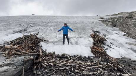 FOTOS: Una trampa de caza de 1.500 años de antigüedad emerge del deshielo