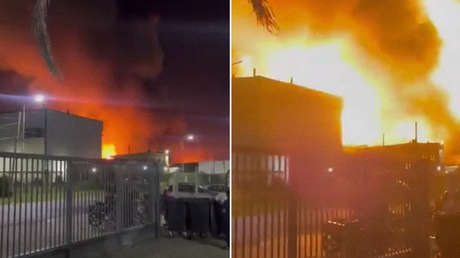 VIDEO: Vuela por los aires al filmar el momento exacto de la fuerte explosión en Argentina