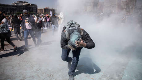 VIDEOS BRUTALES: Manifestantes ensangrentados tras choques con la Policía en México