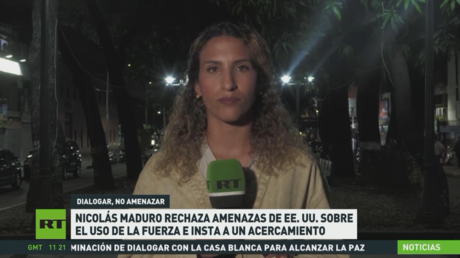 Maduro rechaza las amenazas de EE.UU. sobre el uso de la fuerza e insta a un acercamiento