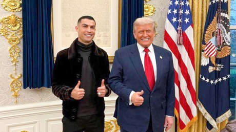 VIDEO: Trump disputa el balón a Cristiano Ronaldo (con ayuda de IA)