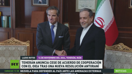 Teherán anuncia cese del acuerdo de cooperación con el OIEA tras una nueva resolución antiiraní