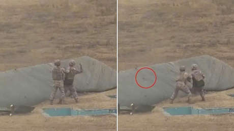 Recluta chino lanza una granada y casi explota junto con su instructor (VIDEO)