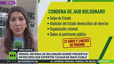 Defensa de Bolsonaro quiere presentar un recurso que expertos tachan de inaplicable