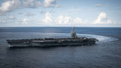 Jefe del Pentágono llega al megaportaviones de EE.UU. en el Caribe en medio de agresiones a Venezuela