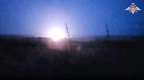 VIDEO: Misiles rusos destruyen un búnker ucraniano