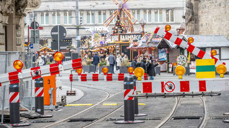 Obstáculos de hormigón y barreras: Alemania blinda sus mercados navideños como bases militares por temor a ataques