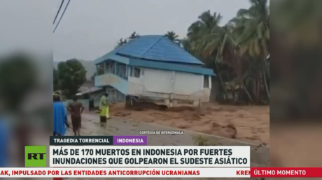 Más de 170 muertos en Indonesia por fuertes inundaciones que golpearon el Sudeste Asiático