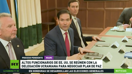 Altos funcionarios de EE.UU. se reúnen con la delegación ucraniana para negociar el plan de paz