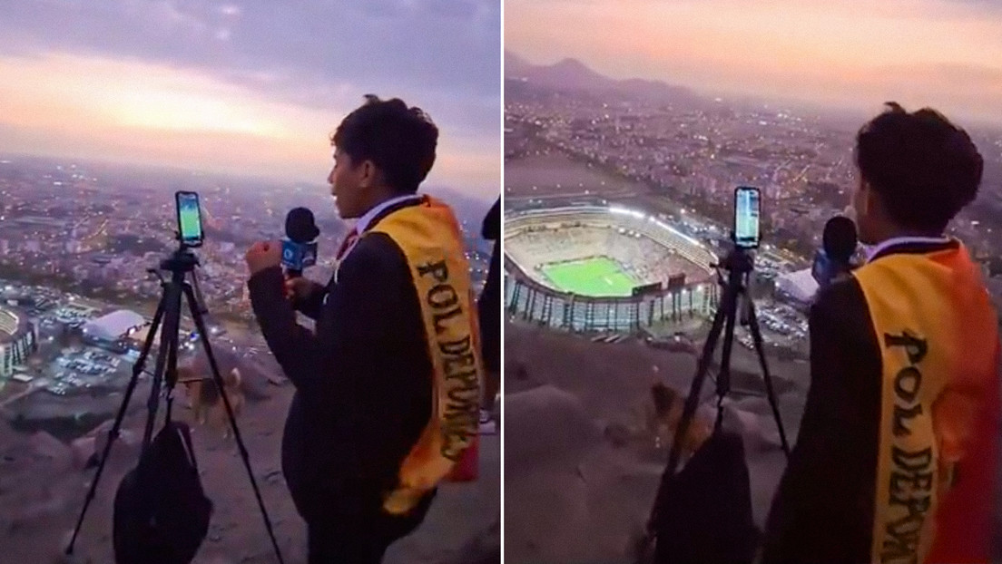 VIDEO VIRAL: adolescente viajó 18 horas y trepó un cerro para narrar la final de la Copa Libertadores