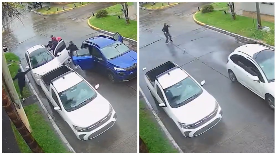 VIDEO: Brutal robo por seis ladrones de un coche en Argentina