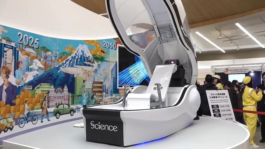 Presentan en Japón una 'lavadora' para humanos