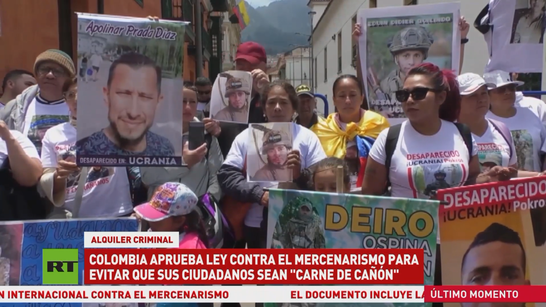 Colombia aprueba ley contra el mercenarismo para evitar que sus ciudadanos sean "carne de cañón"