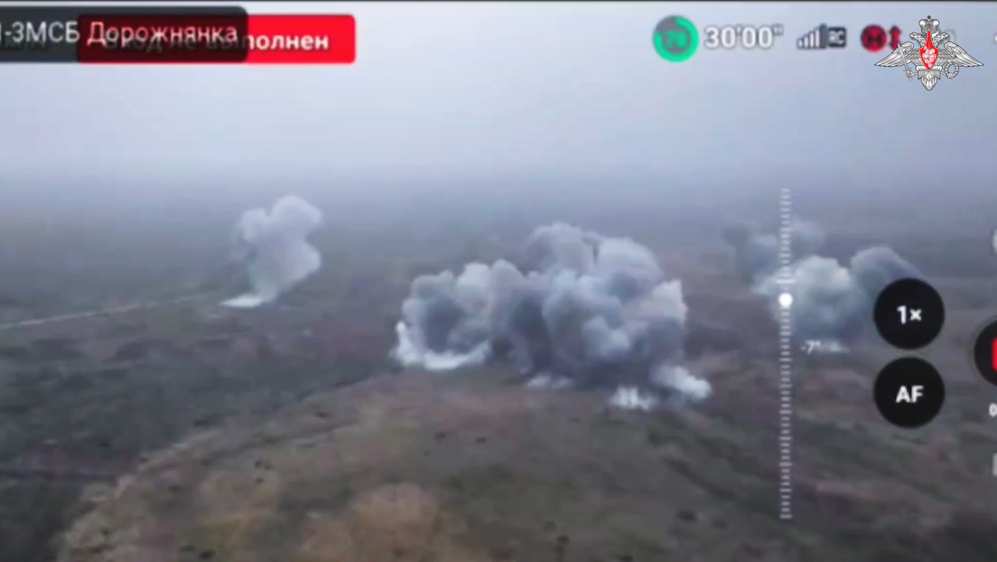 Fuego termobárico ruso arrasa posiciones ucranianas en zona clave del frente