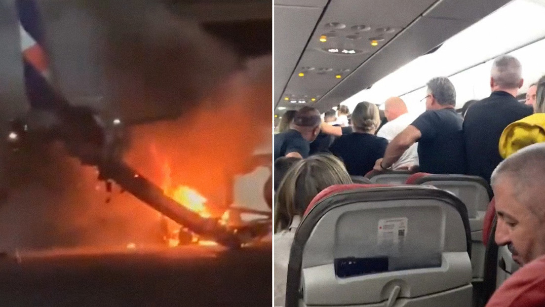 "¡Dejen todo!": el pánico vivido durante evacuación de avión incendiado en Brasil (VIDEO)