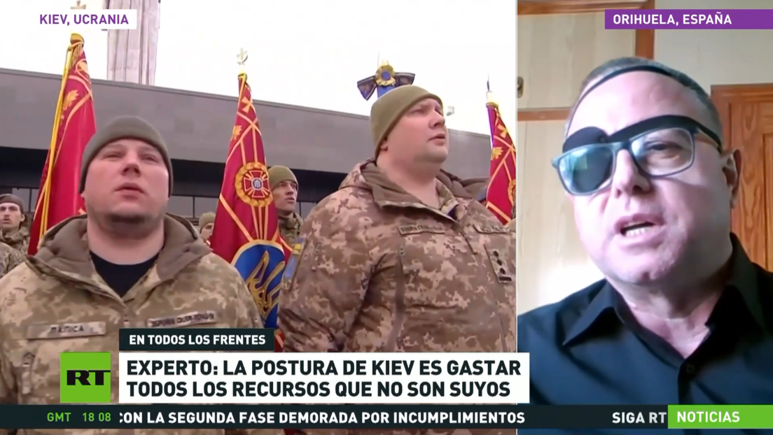 Experto: La postura de Kiev es la de gastar todos los recursos que no son suyos
