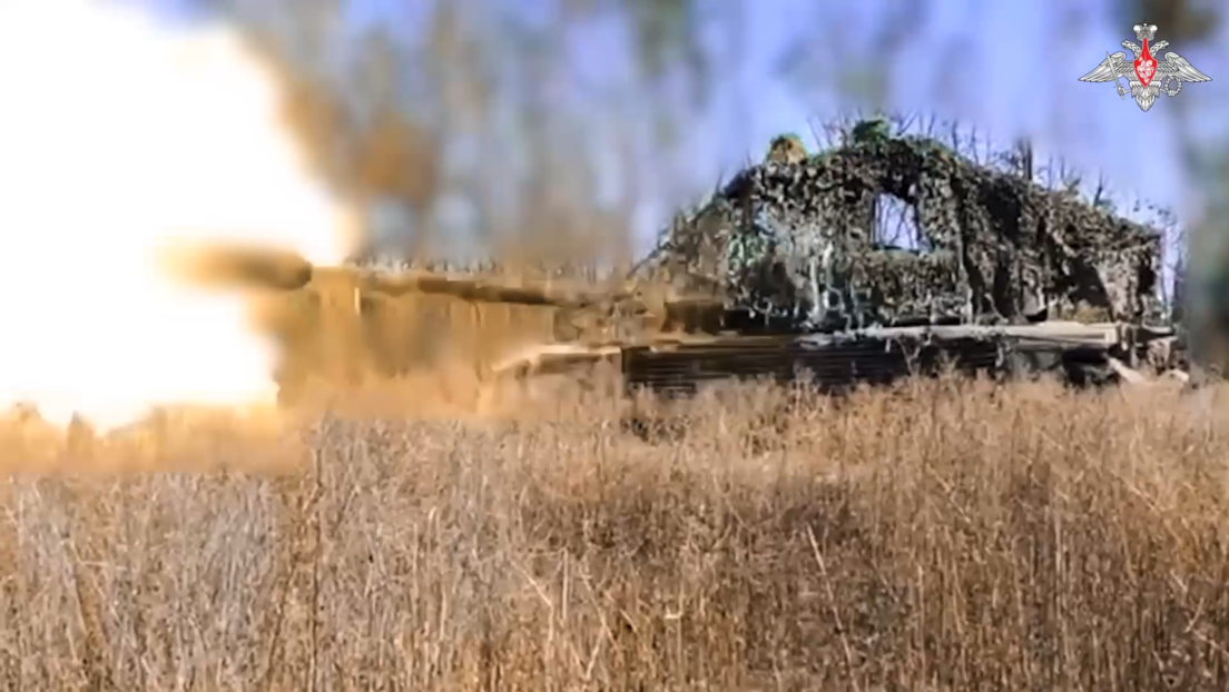 VIDEO: Tanques rusos golpean posiciones ucranianas