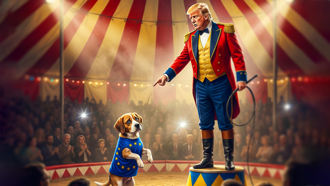 Medvédev: "EE.UU. adiestra a la enloquecida UE para que el animal enfermo recuerde quién es el verdadero amo"