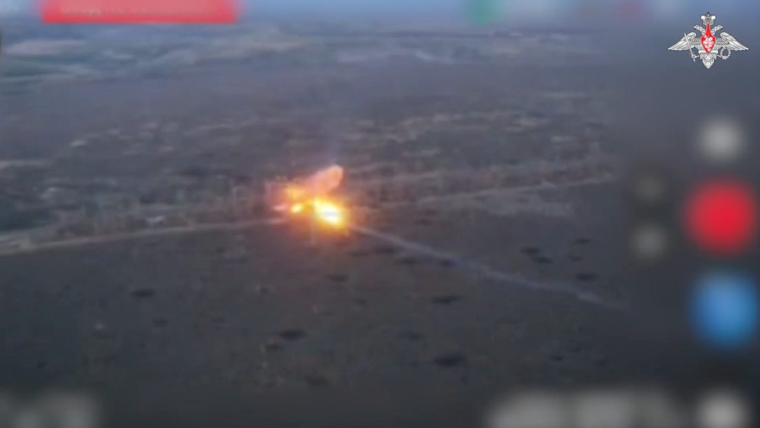 VIDEO: Artillería rusa destruye puesto de mando de las fuerzas ucranianas