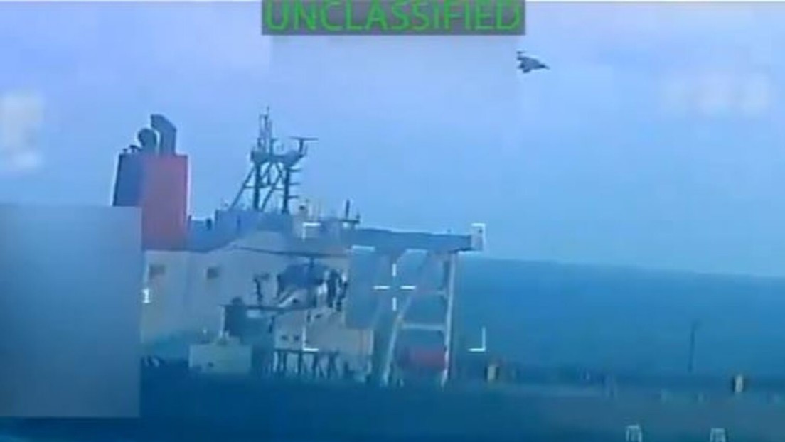 VIDEO del momento en el que EE.UU. incauta un petrolero frente a las costas de Venezuela