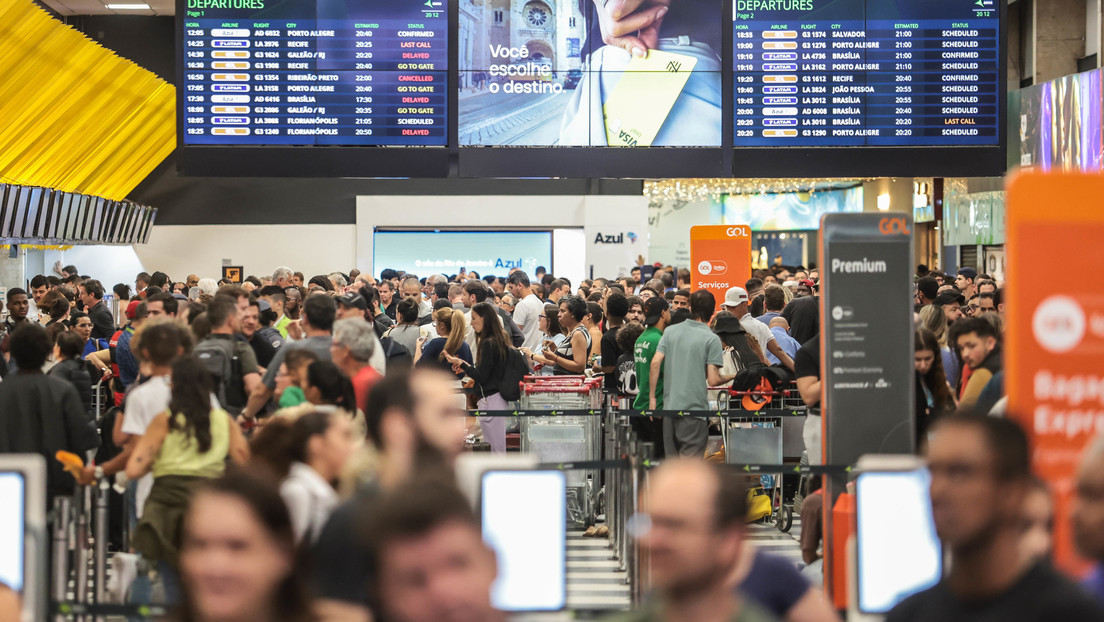 VIDEOS: El vendaval histórico que provoca un parón aéreo en Brasil