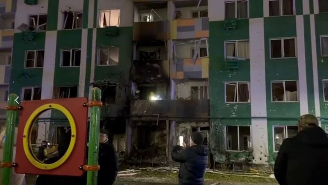 Dron ucraniano impacta contra un edificio residencial en la ciudad rusa de Tver