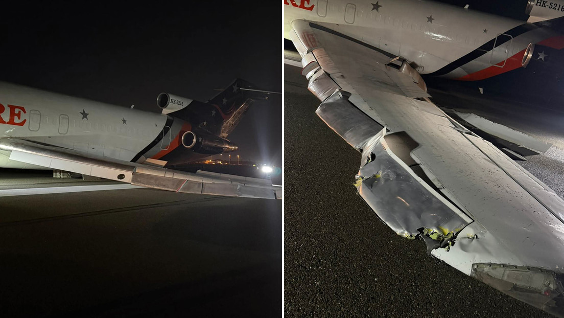 Avión aterriza de emergencia por una falla y provoca cierre de un aeropuerto en Colombia (VIDEO)