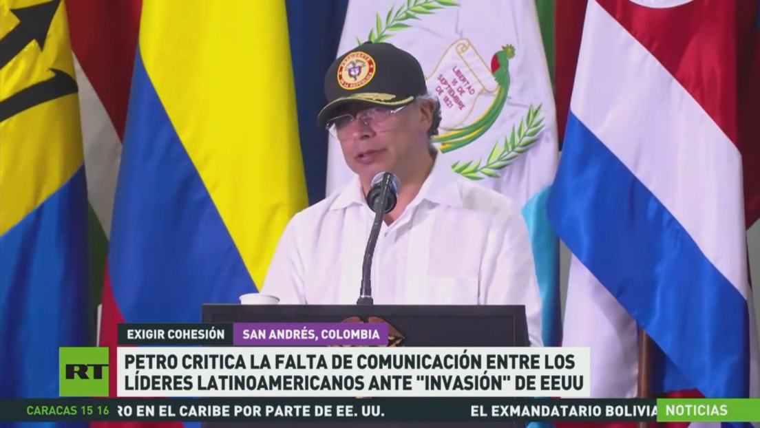 Petro critica la falta de comunicación entre los líderes latinoamericanos ante una invasión de EE.UU.