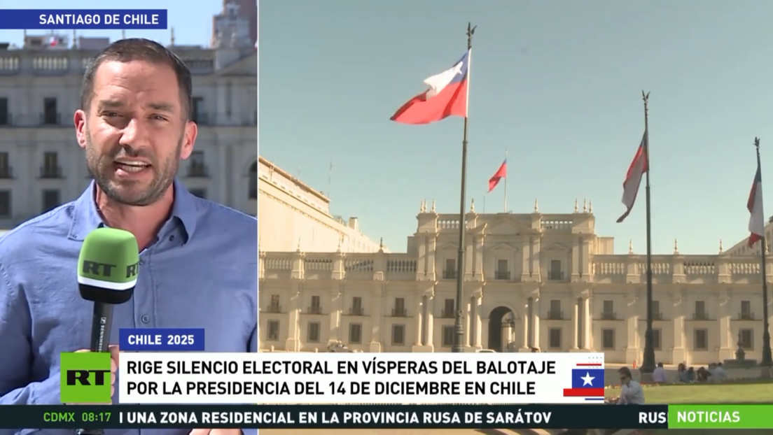 En Chile rige el silencio electoral en vísperas del balotaje por la presidencia del 14 de diciembre