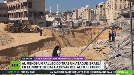 Al menos un muerto por ataque israelí en el norte de Gaza a pesar del alto al fuego