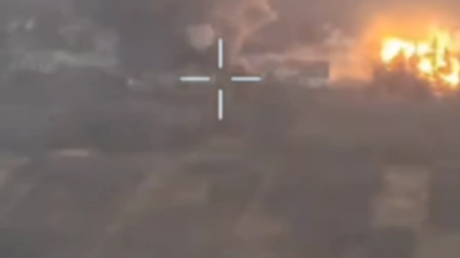 VIDEO: Bombas rusas hacen polvo un punto de despliegue ucraniano en la provincia de Sumy