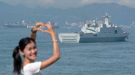 Reportan un despliegue inusual de buques militares chinos en el Pacífico