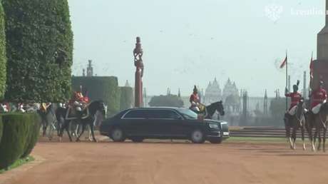 Histórica visita: Así fue el cálido recibimiento a Vladímir Putin en la India (VIDEO COMPLETO)