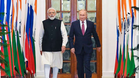 "Esperamos buenos resultados": Modi confía en que la reunión con Putin dé un nuevo impulso a la cooperación económica