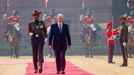 Histórica visita: Así fue el cálido recibimiento a Vladímir Putin en la India (VIDEO COMPLETO)