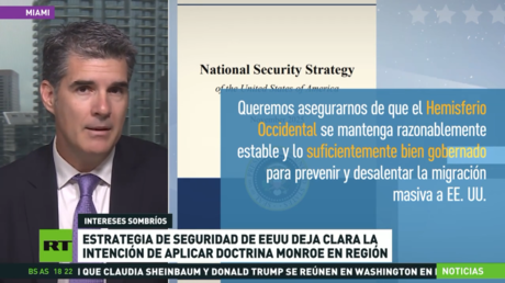 Estrategia de seguridad de EE.UU. deja clara la intención de aplicar la doctrina Monroe