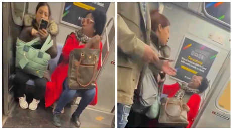 VIDEO: Mujer saca a rastras a una pasajera hispana porque se sentó a su lado