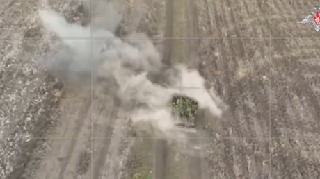 VIDEO: El Ejército ruso destruye tropas ucranianas con robots