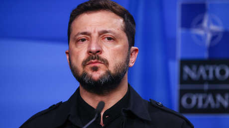 El líder del régimen ucraniano, Vladímir Zelenski