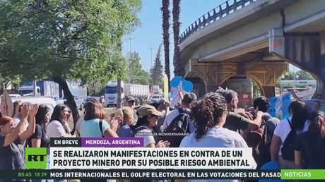 Manifestaciones en Argentina contra un proyecto minero por su posible riesgo ambiental