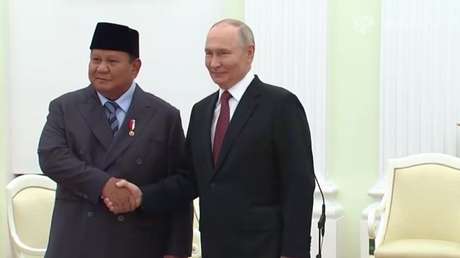 Putin se reúne con el presidente de Indonesia