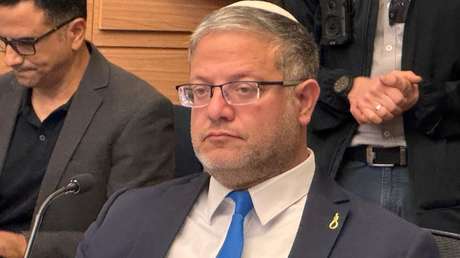 Ministro de Seguridad israelí luce pin con forma de horca mientras defiende pena capital "para terroristas"