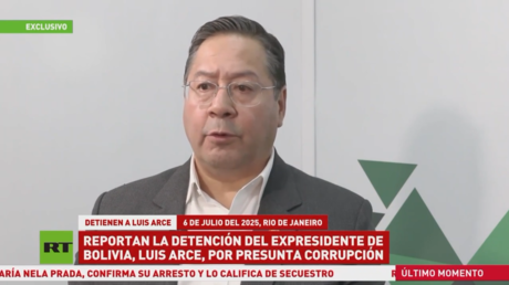 Reportan detención del expresidente de Bolivia Luis Arce por presunta corrupción