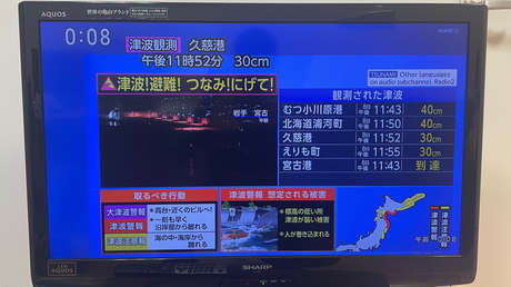 Japón emite alerta por 'mega sismo'