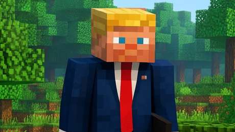 VIDEOS: La Casa Blanca publica a Trump al estilo Minecraft y lo describe como "el presidente más pro-'gamer'"